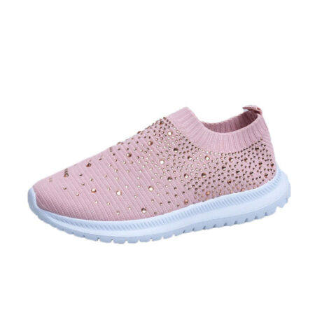 Tênis Feminino Mesh Strass - Imagem 3
