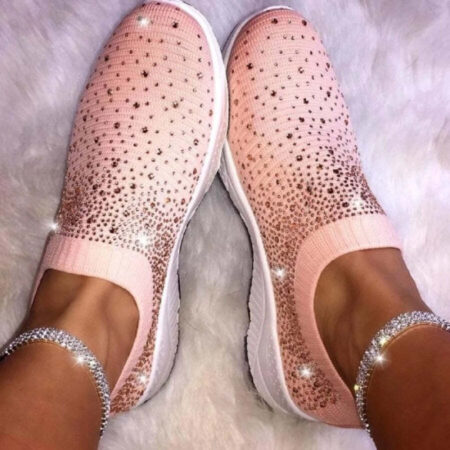 Tênis Feminino Mesh Strass - Imagem 7