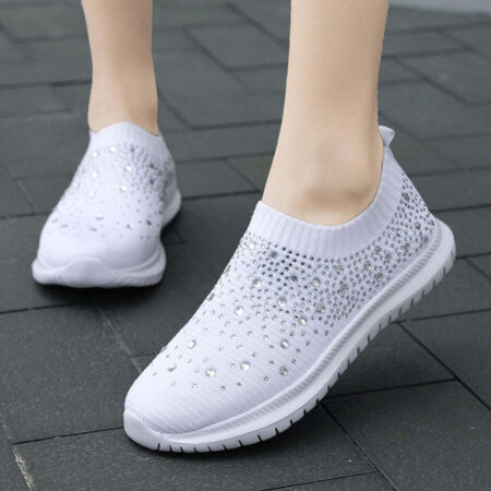 Tênis Feminino Mesh Strass - Imagem 5