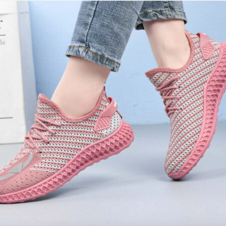 Tênis Mesh Feminino Conforto Colorido - Imagem 8