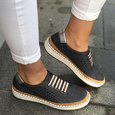 Tênis Mocassim Feminino Solado Corda - Imagem 11