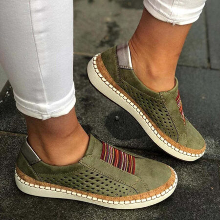 Tênis Mocassim Feminino Solado Corda - Imagem 6