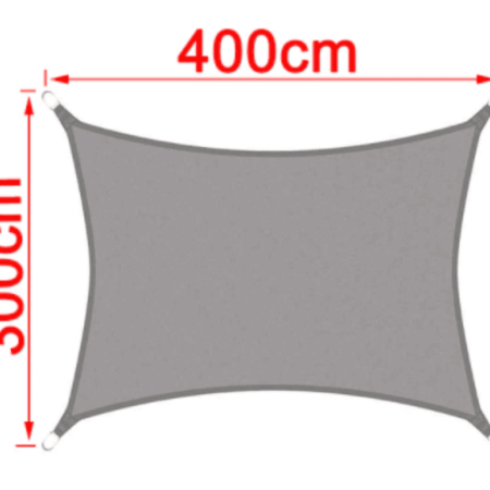 Toldo Tela Solar Quadrangular - Imagem 20
