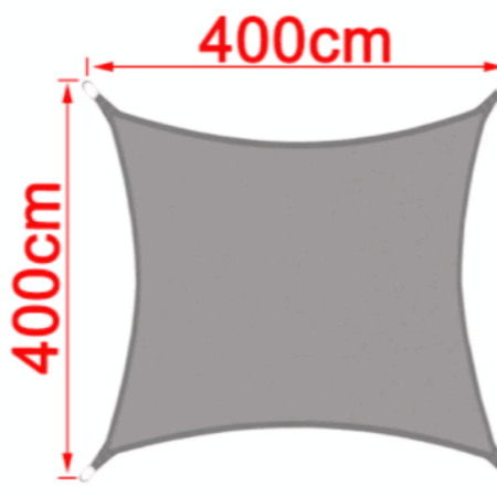 Toldo Tela Solar Quadrangular - Imagem 23