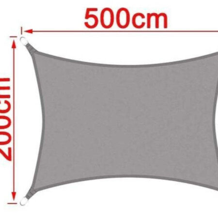 Toldo Tela Solar Quadrangular - Imagem 12