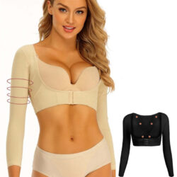 Top Modelador de Braços Feminino com Mangas