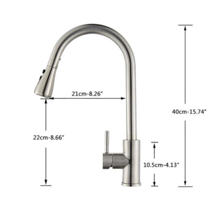 Torneira de Cozinha Flexível Metal Acqua - Imagem 3