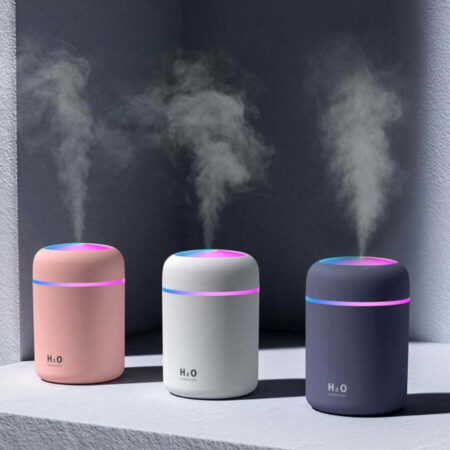 Umidificador de Ar 300ml USB Difusor de óleo Essencial de Aroma ultra-sônico H2O - Imagem 2