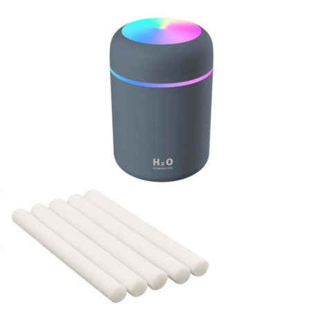Umidificador de Ar 300ml USB Difusor de óleo Essencial de Aroma ultra-sônico H2O - Imagem 13