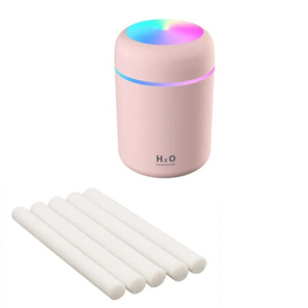 Umidificador de Ar 300ml USB Difusor de óleo Essencial de Aroma ultra-sônico H2O - Imagem 12