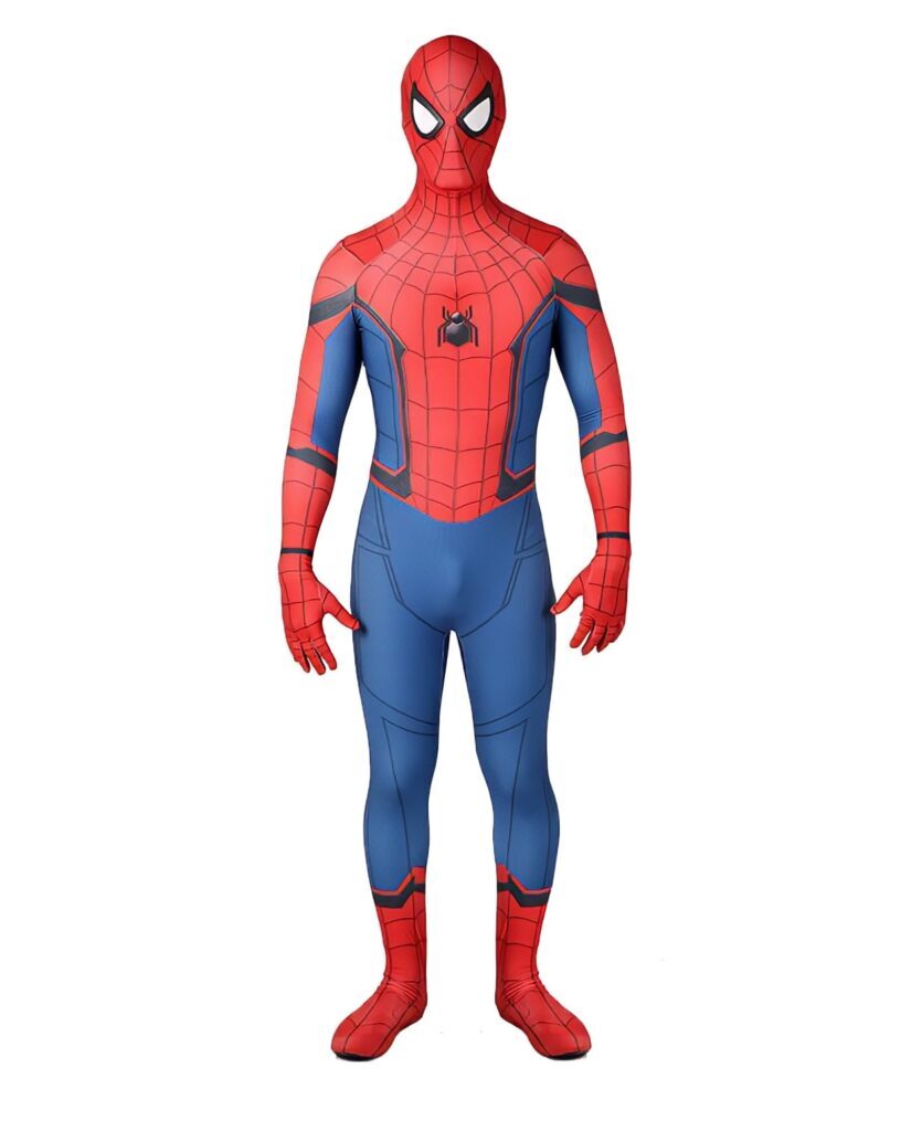 Fantasia Homem-Aranha De Volta ao Lar Tom Holland Adulto Cosplay Traje Luxo Profissional - Imagem 6