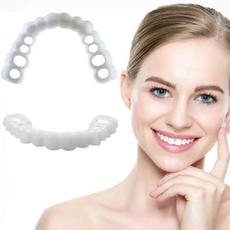 Sorriso Fácil™ - Dentes brancos superior + inferior - Imagem 4