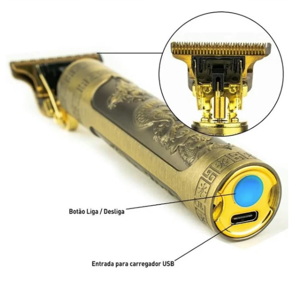 Máquina Gold Dragon - Corte profissional - Imagem 3