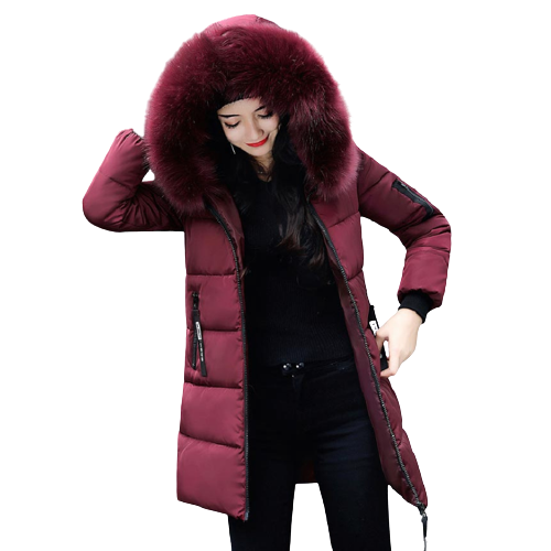 Jaqueta de Inverno Feminina Longa - Imagem 18