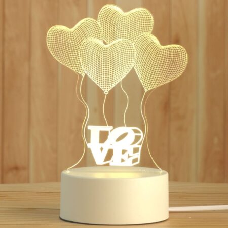Luminária 3D - Luminárias LED Decorativas 3D - Imagem 5