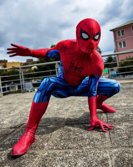 Spider-Man Homecoming Suit High Quality PU Material 3D Coating Line Costume  Cos