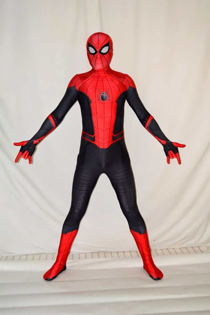 Fantasia Cosplay Heróis Masculina Homem Aranha Traje Longe de Casa Filme Luxo