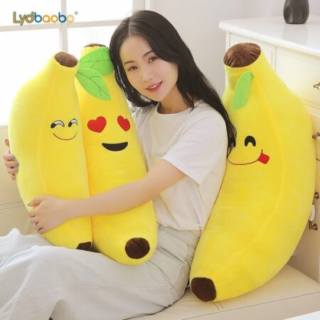 Almofada Bananinha Fofa - Almofada Engraçada Decoração Banana - Imagem 2