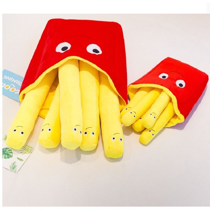 Almofada Batatinha Crocante - Almofada Engraçada Decoração Batata Frita - Imagem 3