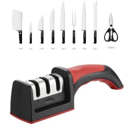 Amolador de Facas 3 em 1 Magnum - Amolador para facas 3 etapas, 3 em 1 - Imagem 3