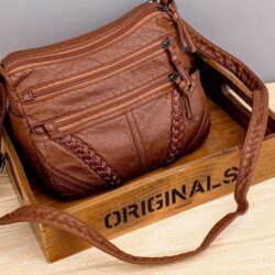 Bolsa de Couro Feminina Maison Chic