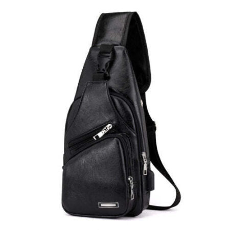 Bolsa Khalifa - Bolsa Transversal de Couro Masculina - Imagem 8