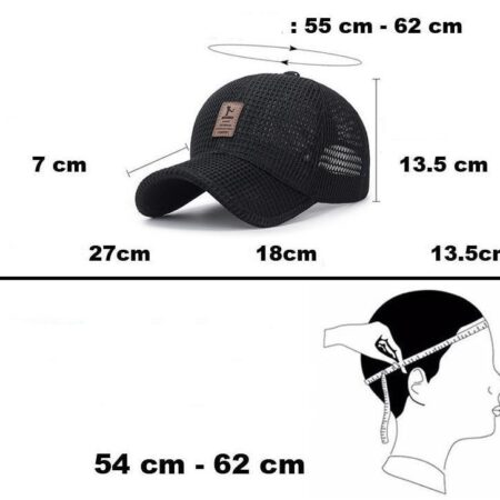 Boné Masculino Aba Curva Esportes - Sports Cap - Imagem 4