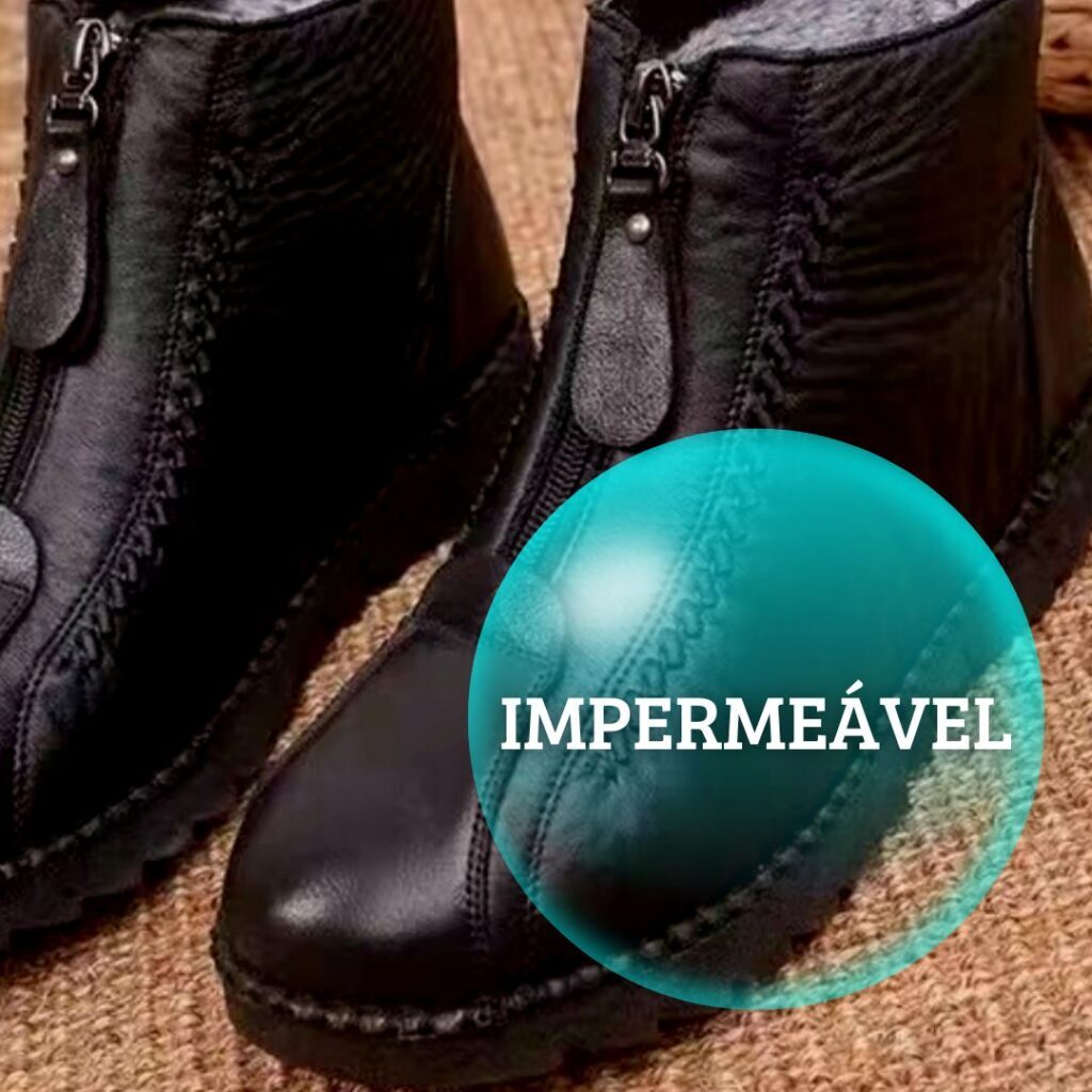 Bota Feminina Aveludada Impermeável - Frete Grátis - Imagem 7