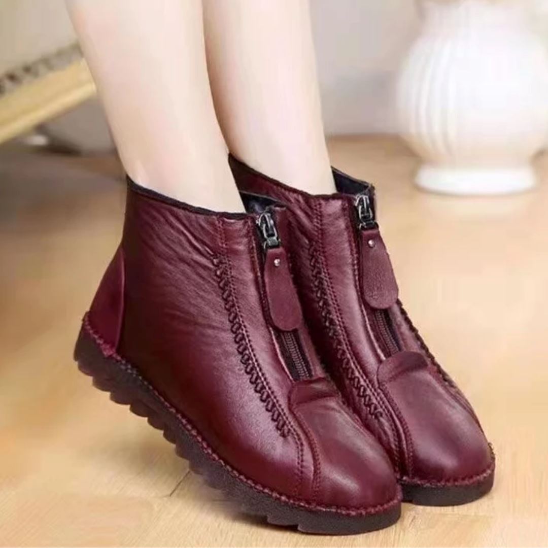 Bota Feminina Aveludada Impermeável - Frete Grátis - Imagem 2