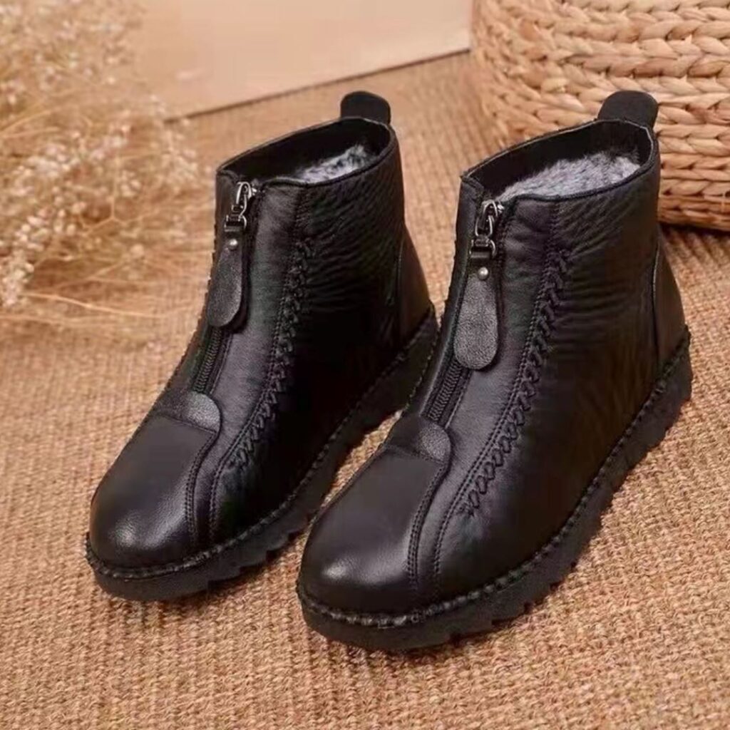 Bota Feminina Aveludada Impermeável - Frete Grátis - Imagem 3
