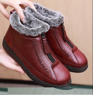 Bota Quentinha Linha Inverno Impermeável e Aveludada Cano Curto - Imagem 2