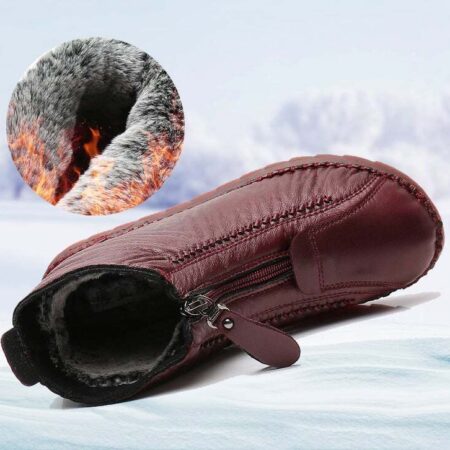 Bota Quentinha Linha Inverno Impermeável e Aveludada Cano Curto - Imagem 11