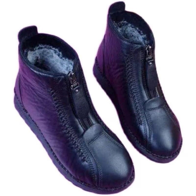 Bota Quentinha Linha Inverno Impermeável e Aveludada Cano Curto - Imagem 3