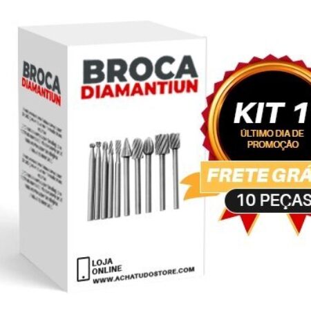 Broca Diamantiun - Broca para Furadeira para esculpir Madeira e Metais - Imagem 2