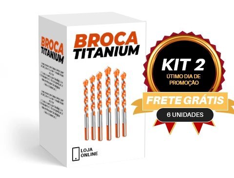 Broca Titanium - Broca Multifuncional Ultra Resistente - Imagem 9