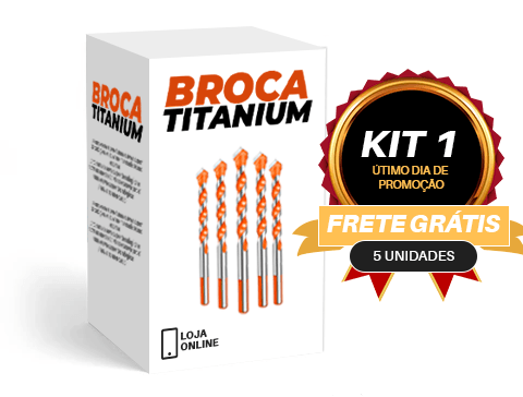 Broca Titanium - Broca Multifuncional Ultra Resistente - Imagem 10