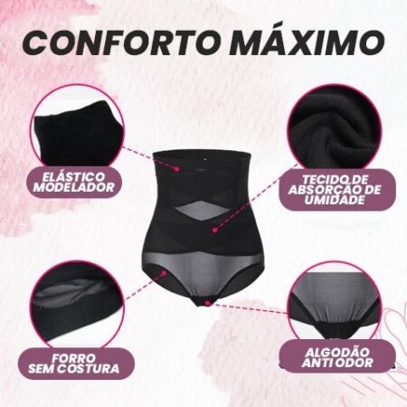 Calcinha Alta Cross HLW - Modele o Violão - Imagem 7