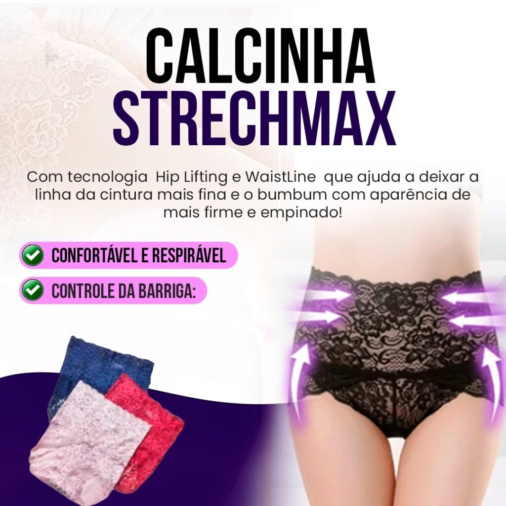 Calcinha StrechMax - Pague 1 LEVE 3 - SOMENTE HOJE!
