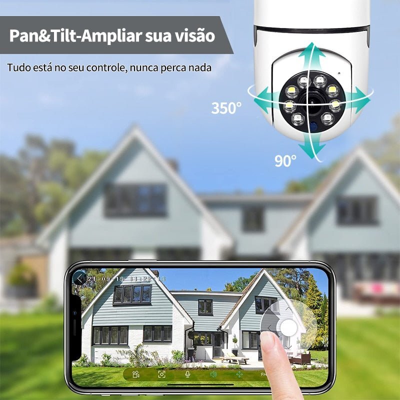 Câmera de Segurança Wi-fi sem Fio - Visão Noturna - Imagem 5