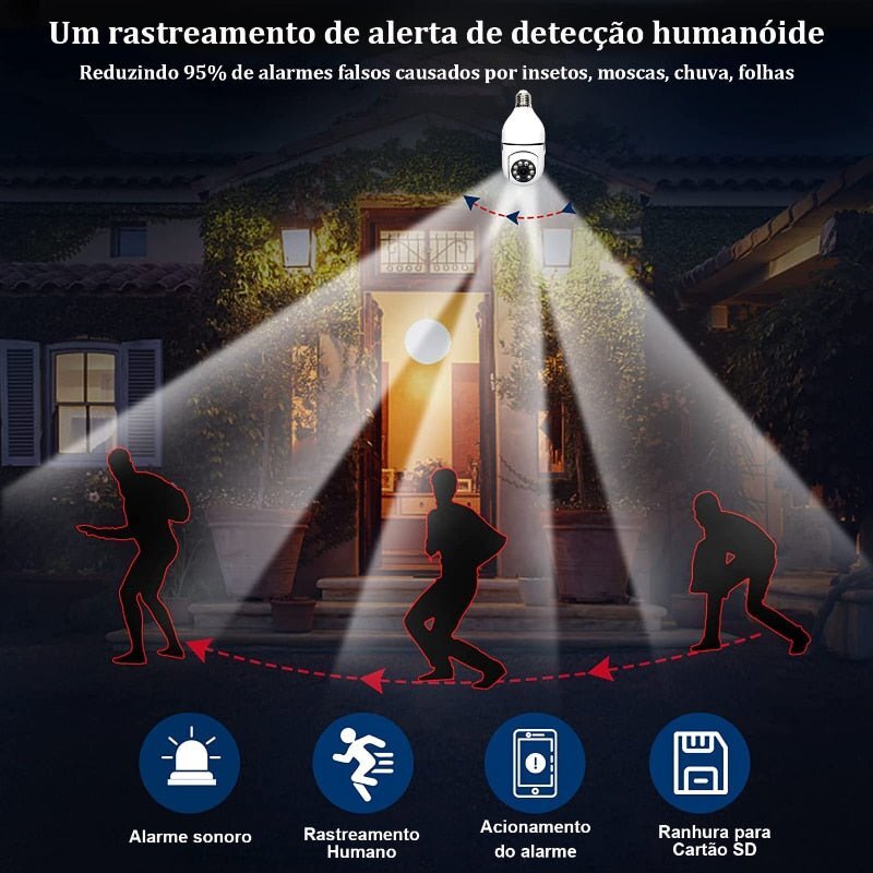Câmera de Segurança Wi-fi sem Fio - Visão Noturna - Imagem 3