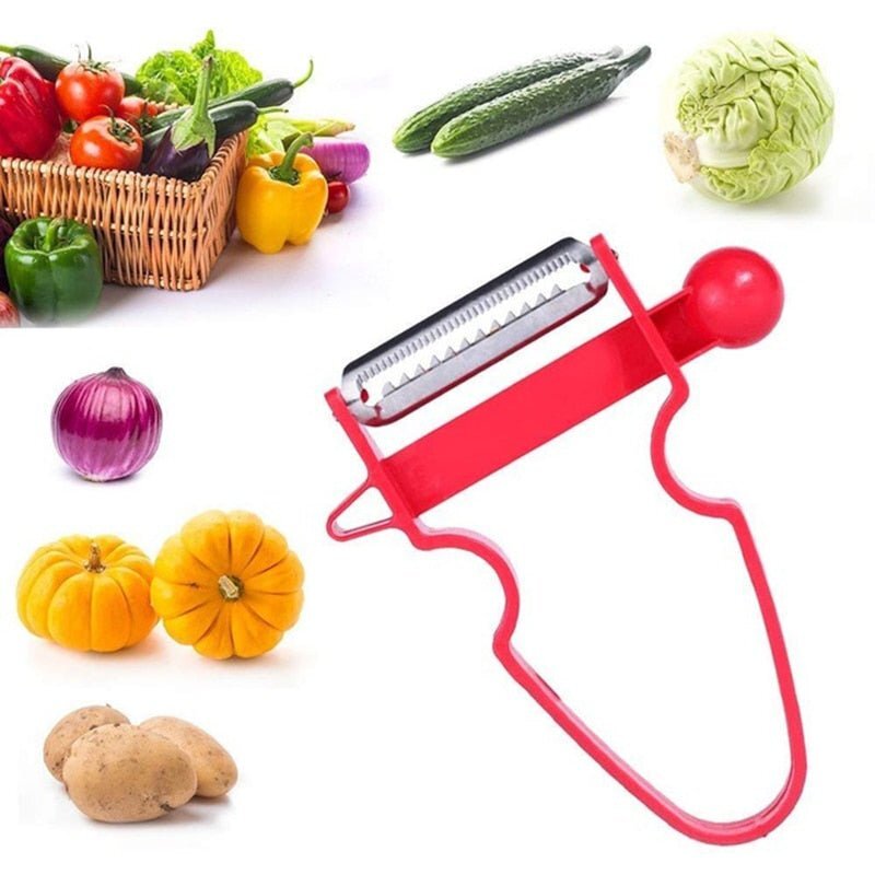 Cortador Chef Premium - descascador de legumes e verduras 3 peças - Imagem 4