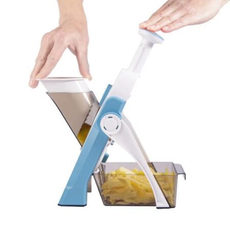 Cortador Max Pro - Corta TUDO - Fatiador de Legumes, Frutas e Vegetais! - Imagem 4