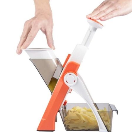 Cortador Max Pro - Corta TUDO - Fatiador de Legumes, Frutas e Vegetais! - Imagem 5