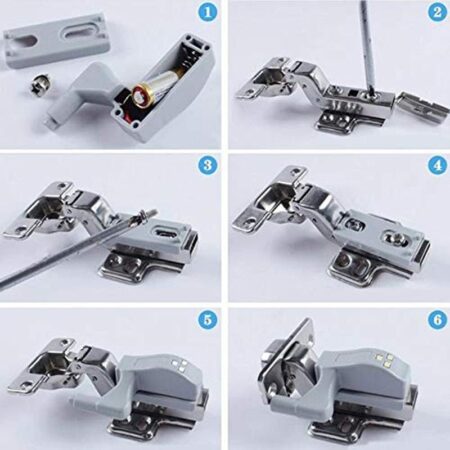 Dobradiça LED - Sensor Inteligente com Luz Led para Dobradiças - Imagem 4