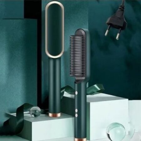 Escova Alisadora 5 em 1 - Alisa, Seca, Hidrata, Modela e Anti-Frizz - - Imagem 7