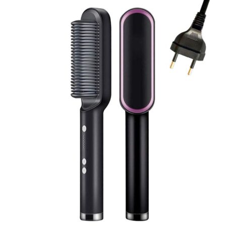 Escova Alisadora 5 em 1 - Alisa, Seca, Hidrata, Modela e Anti-Frizz - - Imagem 2