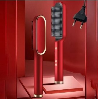Escova Alisadora 5 em 1 - Alisa, Seca, Hidrata, Modela e Anti-Frizz - - Imagem 5