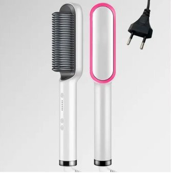 Escova Alisadora 5 em 1 - Alisa, Seca, Hidrata, Modela e Anti-Frizz - - Imagem 6