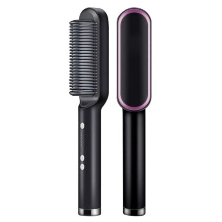 Escova Alisadora 5 em 1 - Alisa, Seca, Hidrata, Modela e Anti-Frizz - - Imagem 3