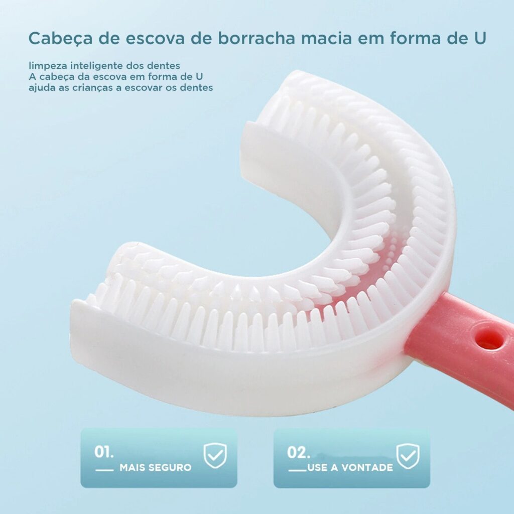 Escova CleanKids - Escova de Dente para Bebês e Crianças - Imagem 4